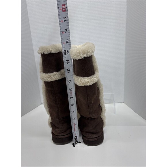 Michael Kors Women’s Winter Tall Winter Suede Boots Walnut Size 8 - Picture 7 of 9